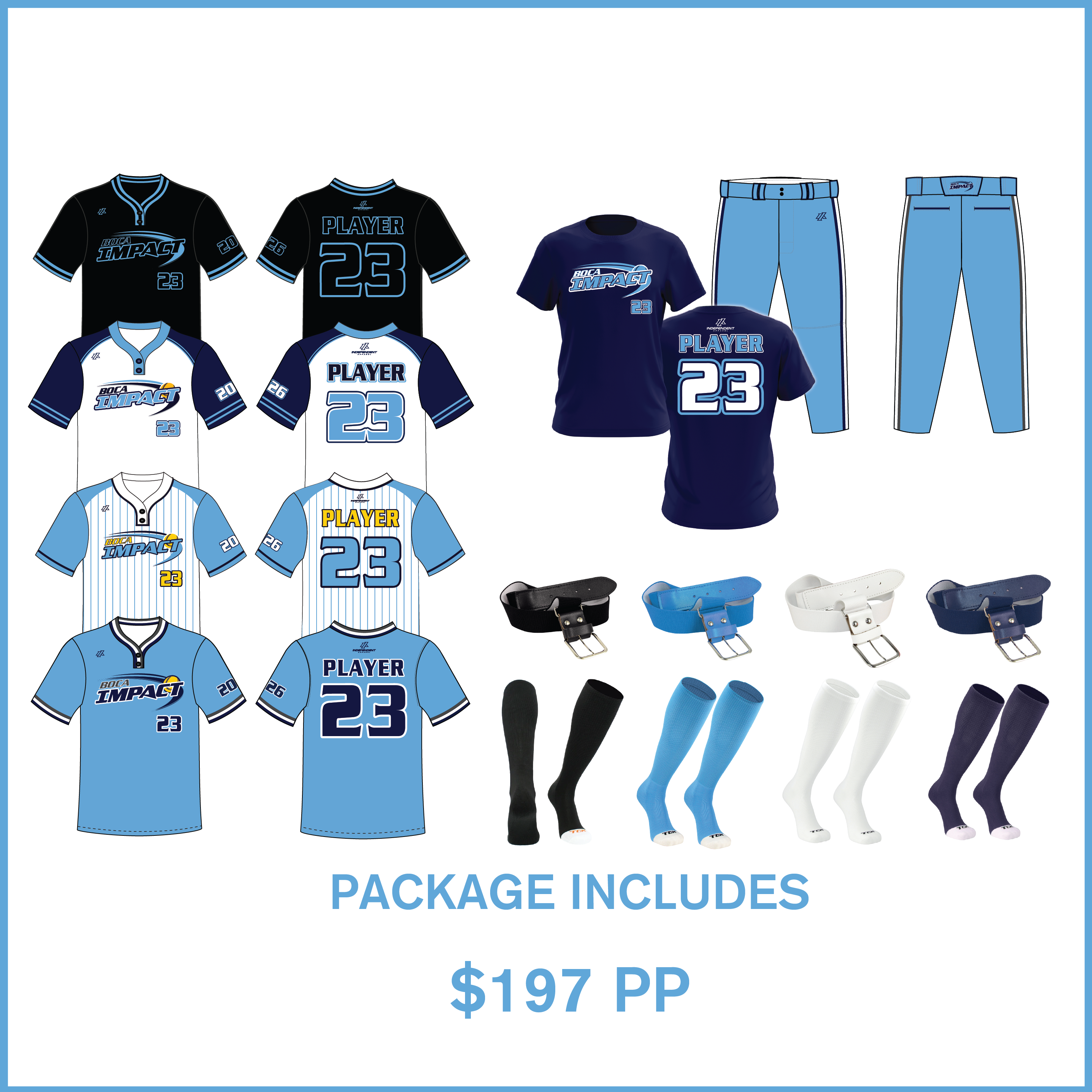Gollin 14U/16U Fall 2025 New Player Package