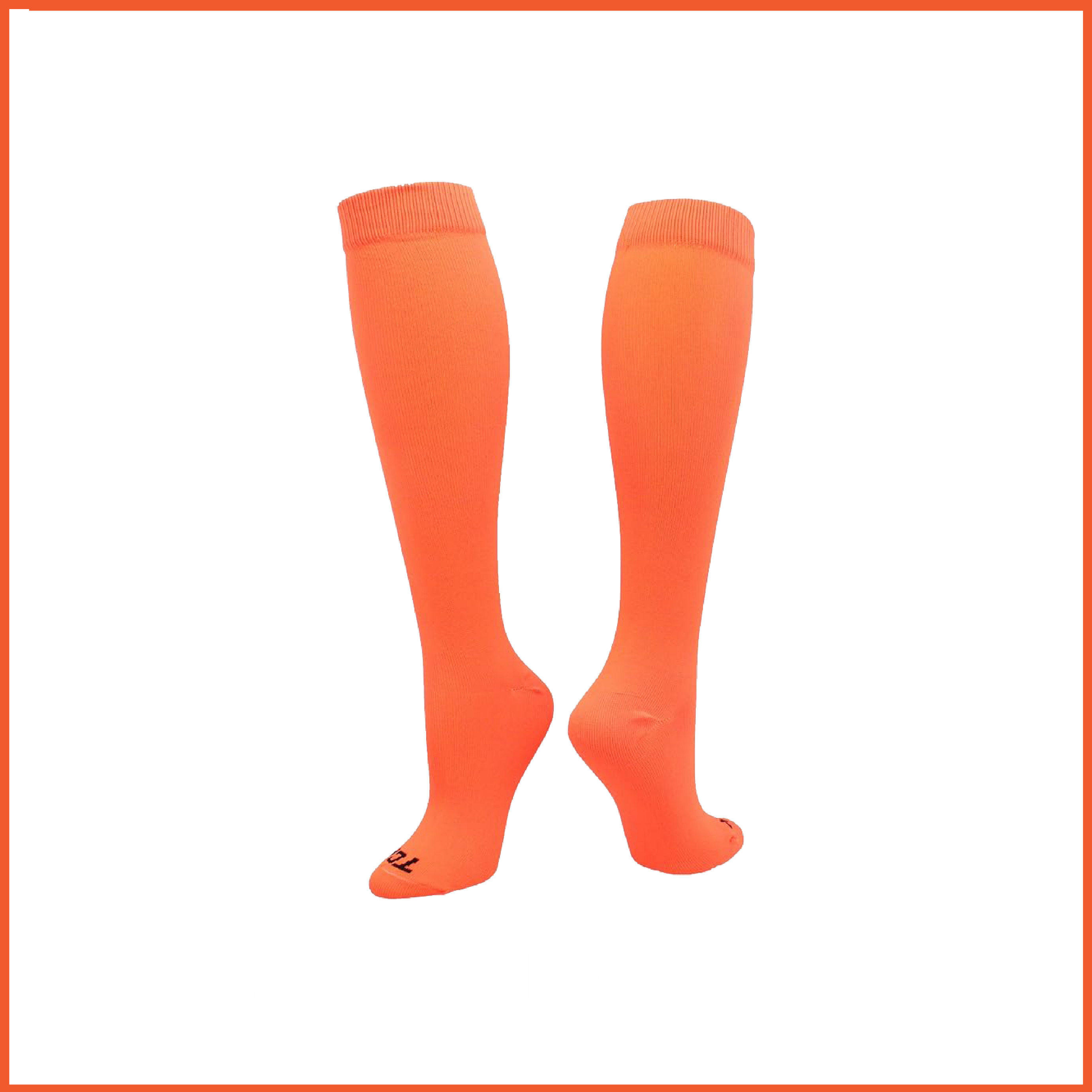 Garber 12U Neon Orange Socks