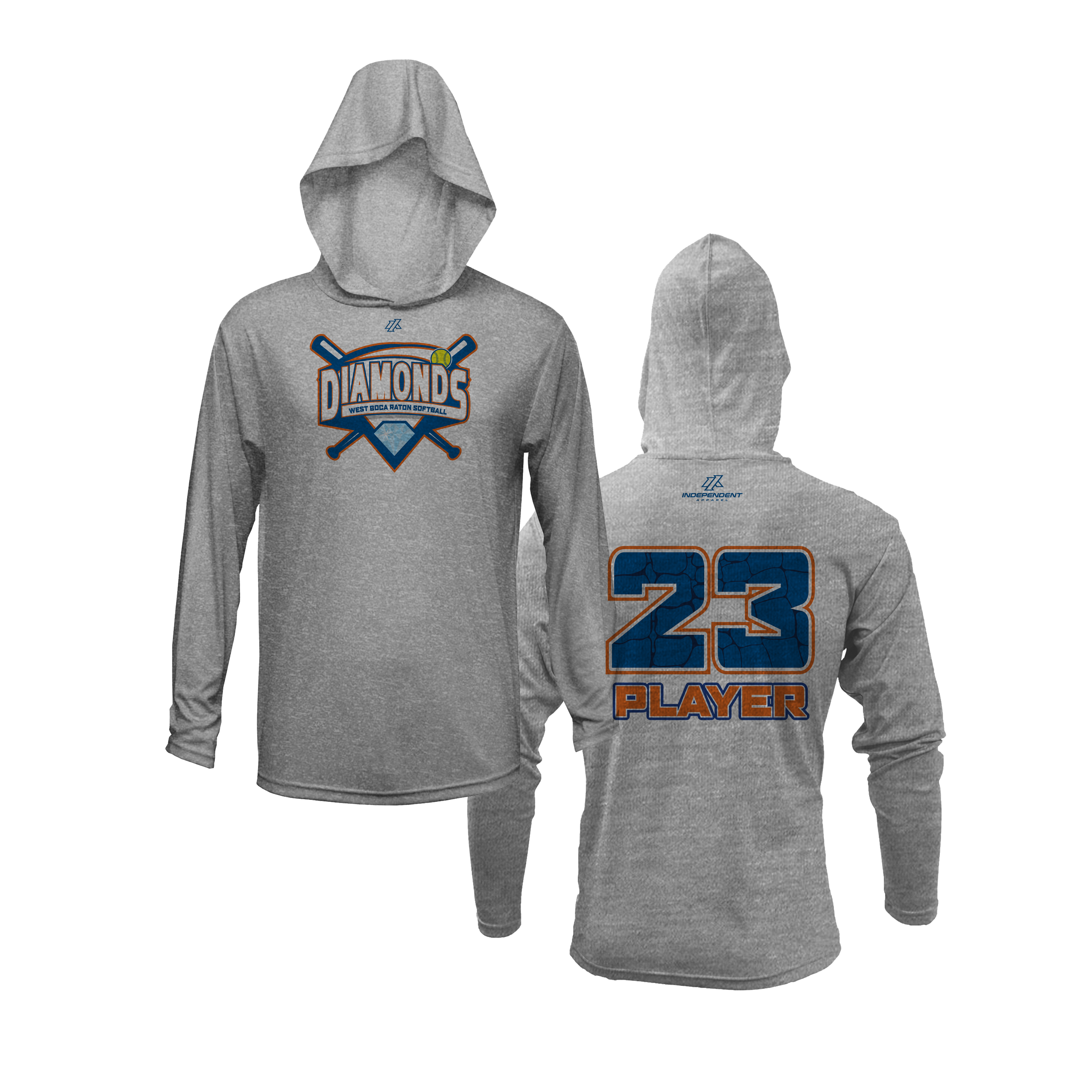 WBD Gators League Logo Lightweight Hoodie