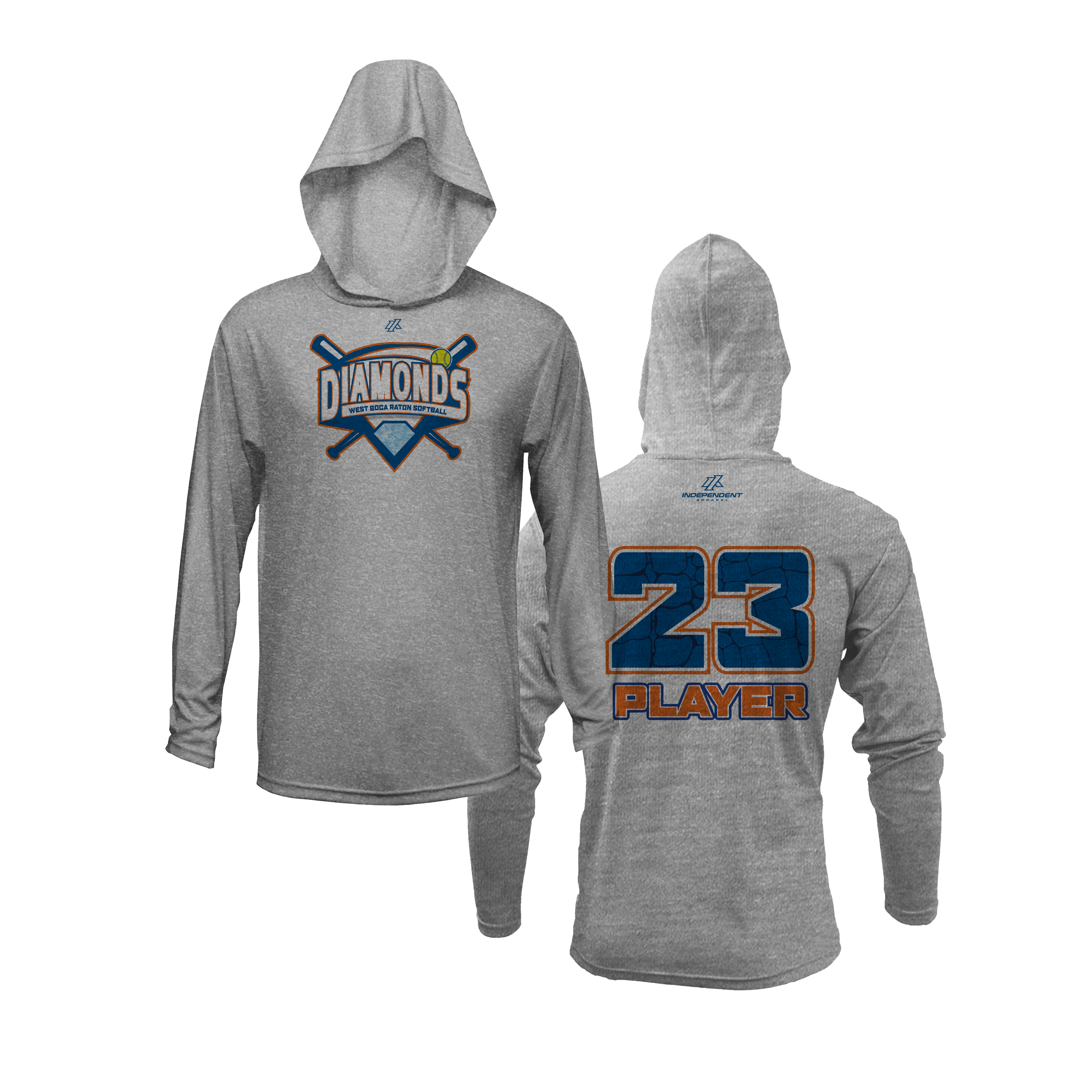 WBD Gators League Logo Lightweight Hoodie