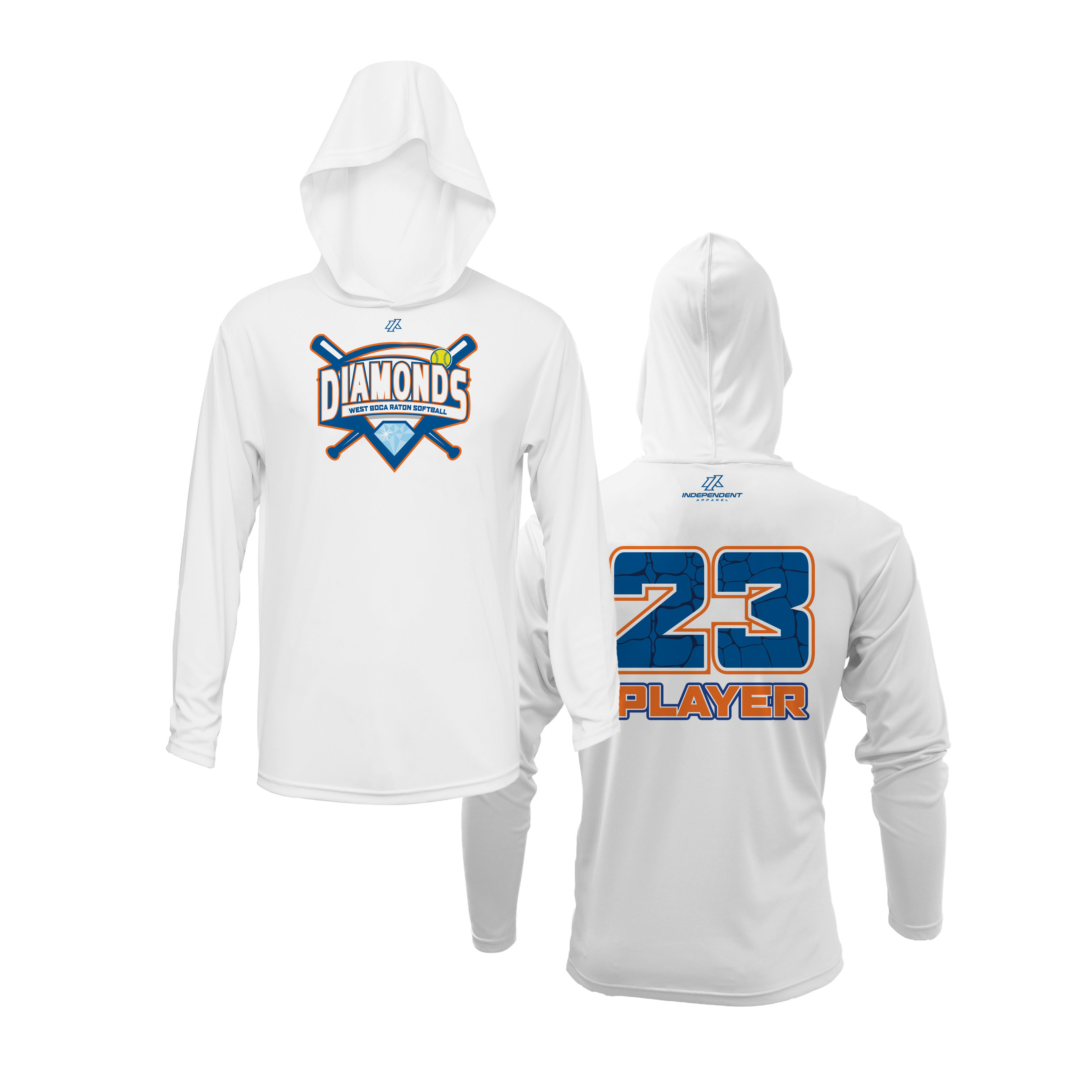 WBD Gators League Logo Lightweight Hoodie