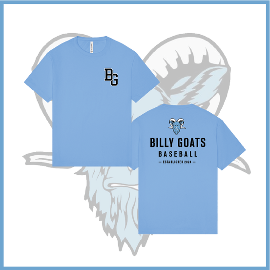 Billy Goats 2037 BG Logo Cotton Boxy Short Sleeve Tee