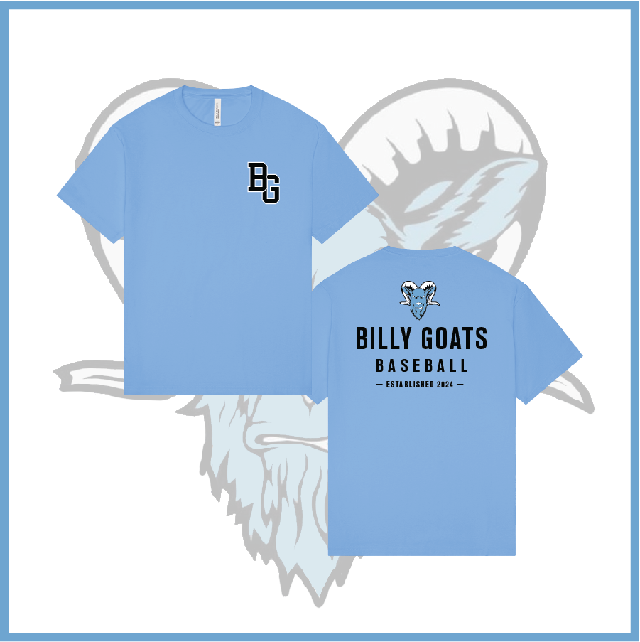 Billy Goats 2037 BG Logo Cotton Boxy Short Sleeve Tee