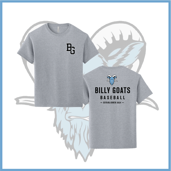 Billy Goats 2037 BG Logo Cotton Boxy Short Sleeve Tee