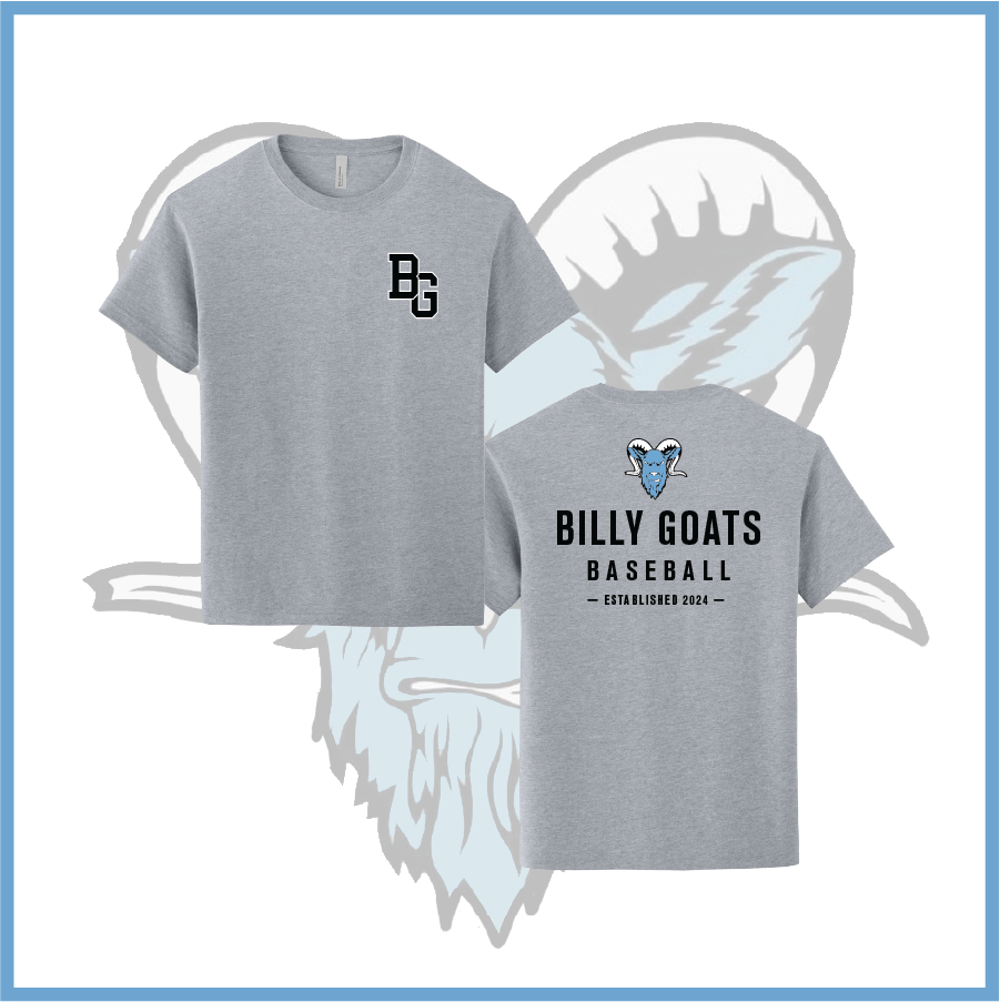 Billy Goats 2037 BG Logo Cotton Boxy Short Sleeve Tee