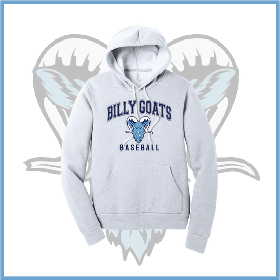 Billy Goats 2037 Collegiate Logo Cotton/Poly Sponge Fleece Hoodie