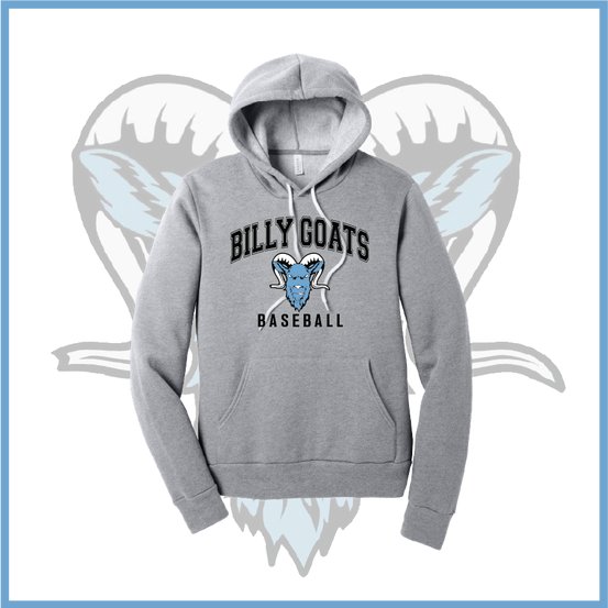 Billy Goats 2037 Collegiate Logo Cotton/Poly Sponge Fleece Hoodie