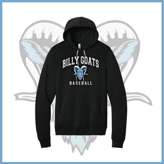 Billy Goats 2037 Collegiate Logo Cotton/Poly Sponge Fleece Hoodie
