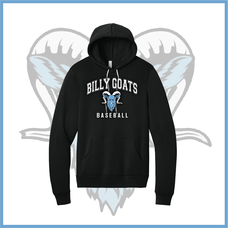 Billy Goats 2037 Collegiate Logo Cotton/Poly Sponge Fleece Hoodie