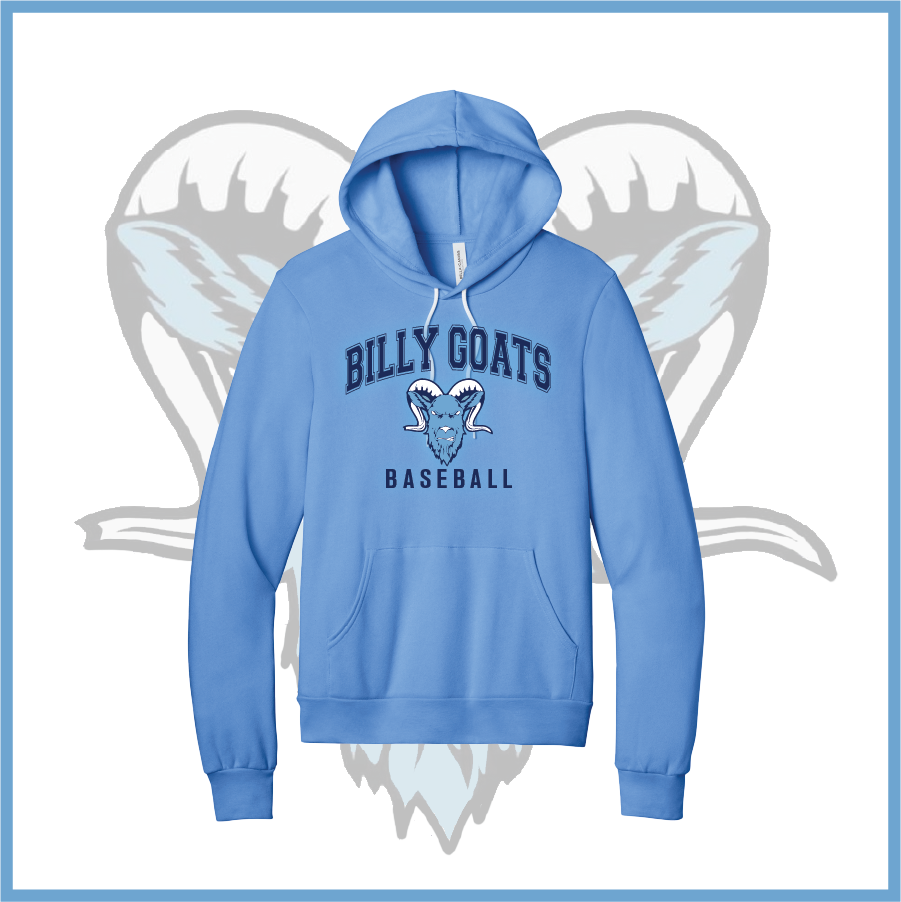 Billy Goats 2037 Collegiate Logo Cotton/Poly Sponge Fleece Hoodie