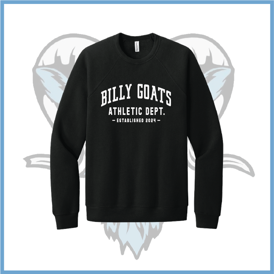Billy Goats 2037 Athletic Dept. Logo Cotton/Poly Sponge Fleece Sweatshirt