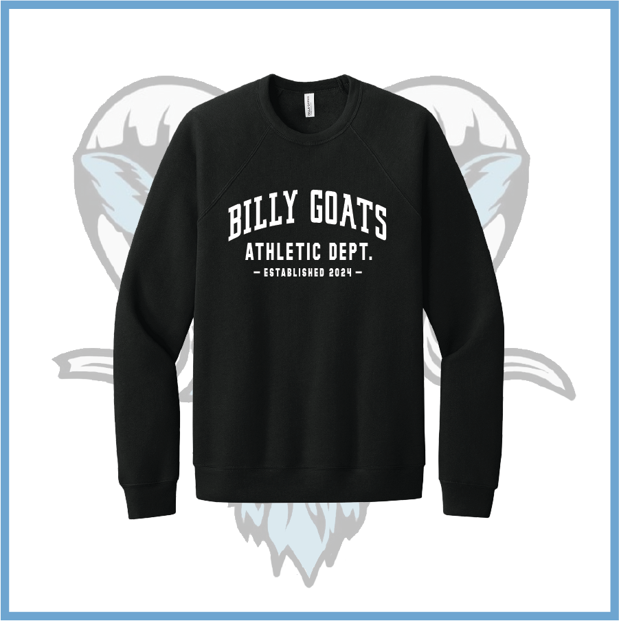 Billy Goats 2037 Athletic Dept. Logo Cotton/Poly Sponge Fleece Sweatshirt