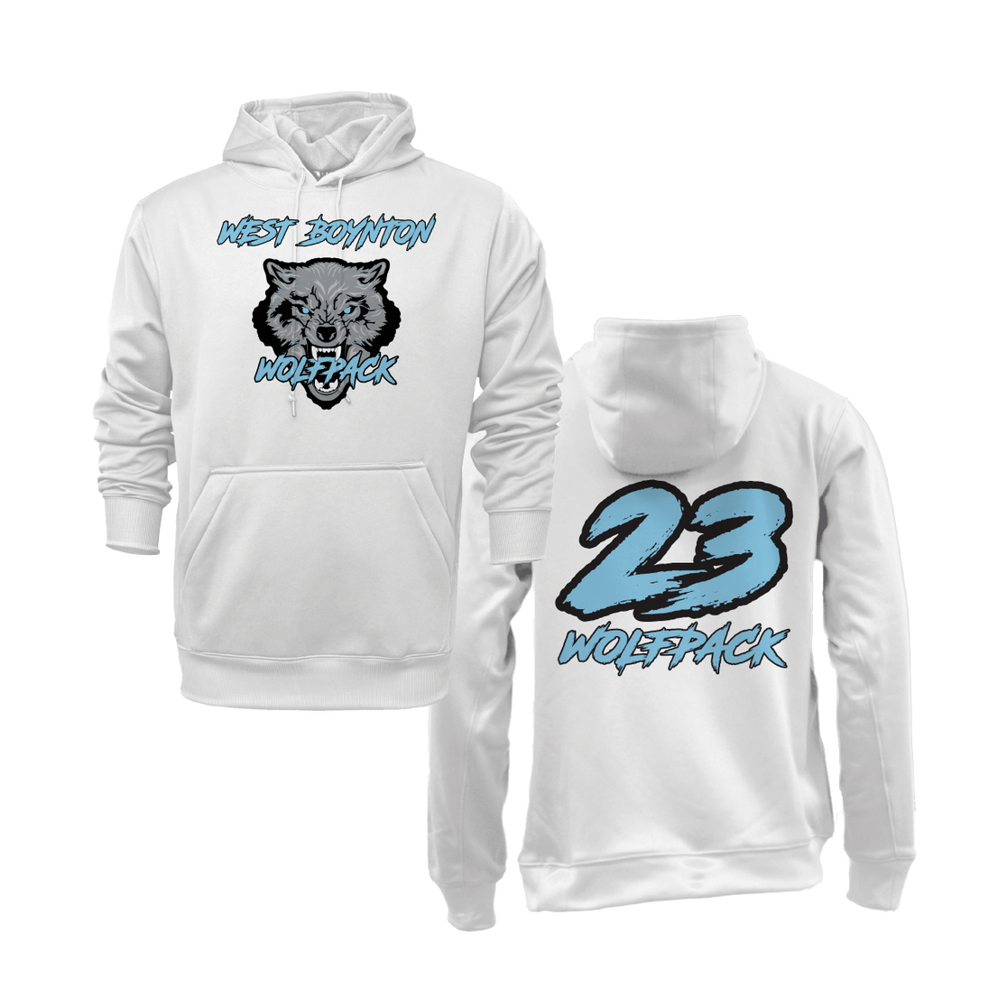 West Boynton Wolfpack Logo Sweatshirt Hoodie