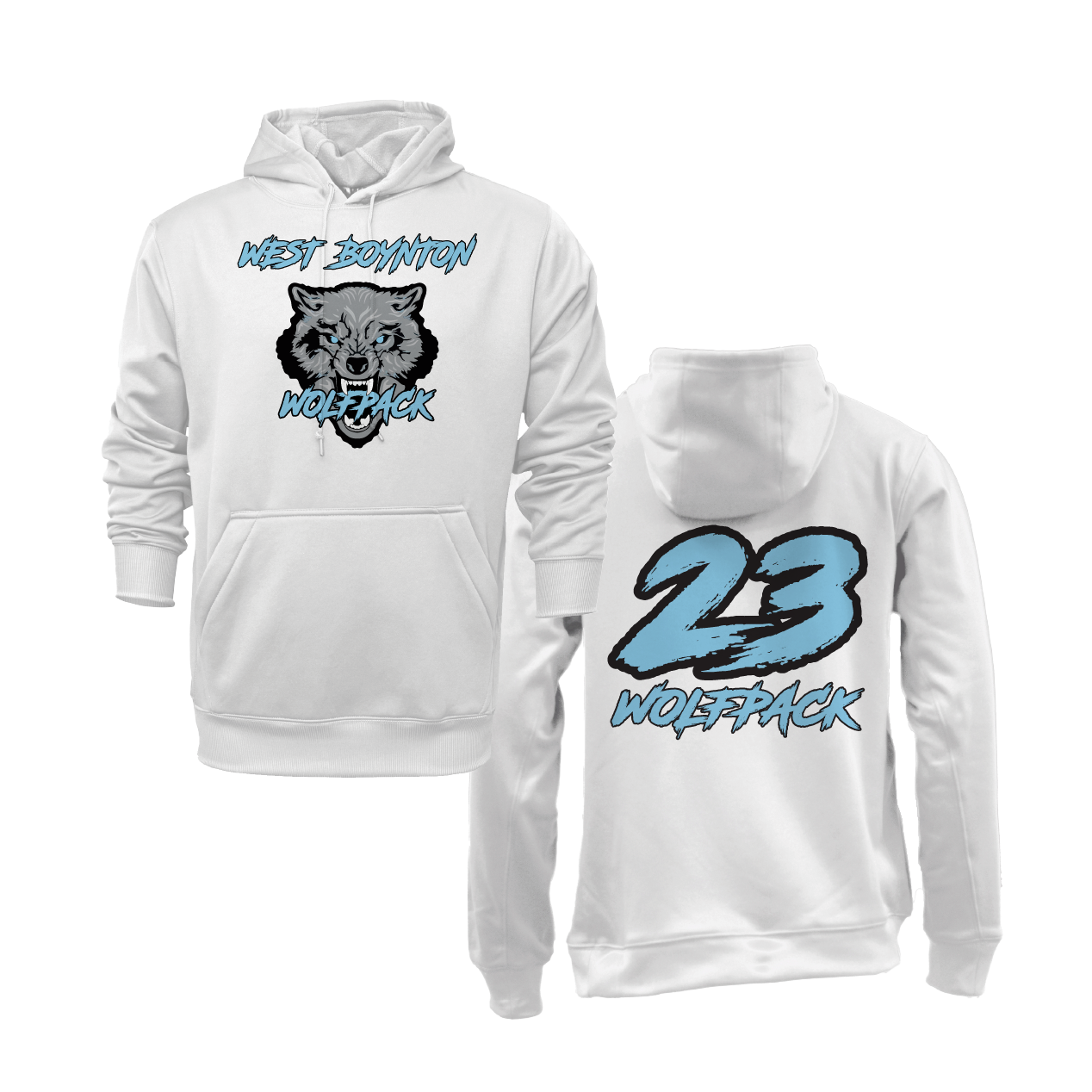 West Boynton Wolfpack Logo Sweatshirt Hoodie