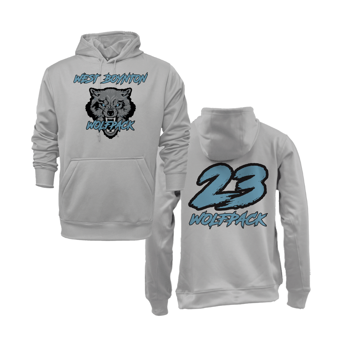 West Boynton Wolfpack Logo Sweatshirt Hoodie