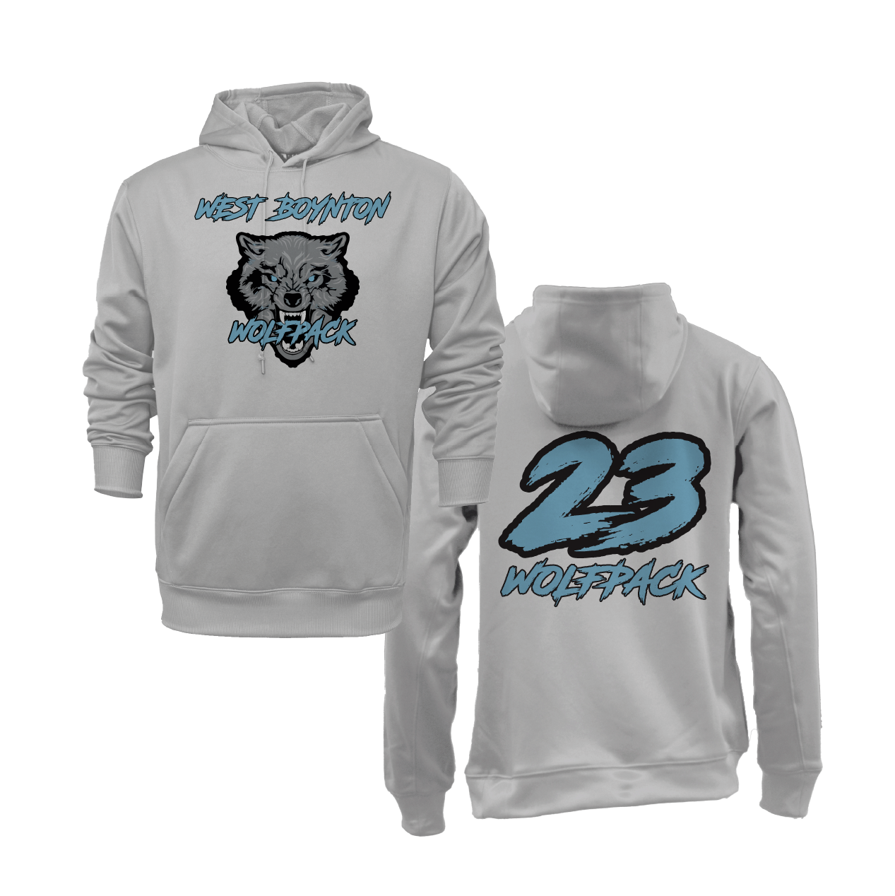 West Boynton Wolfpack Logo Sweatshirt Hoodie