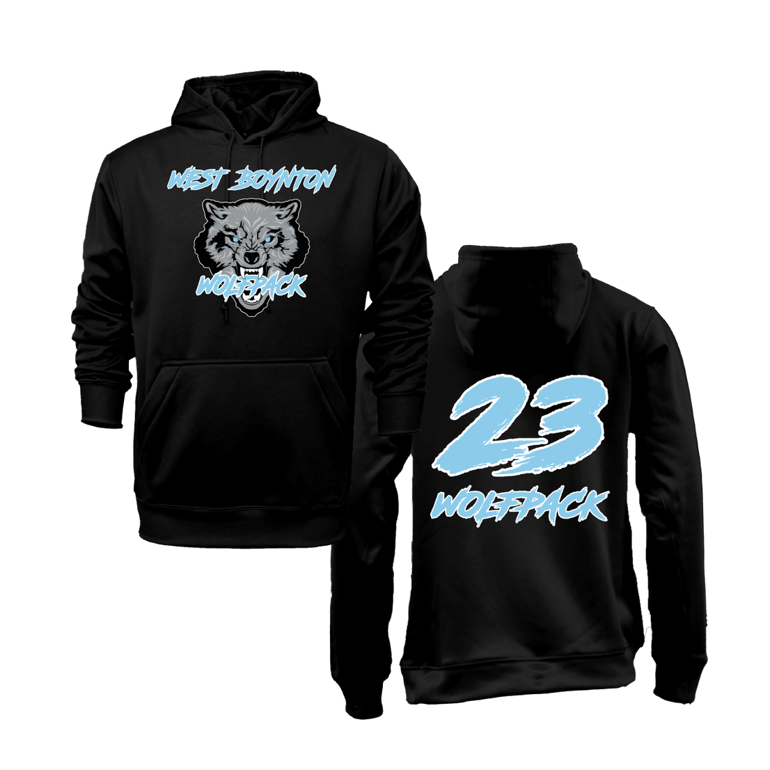 West Boynton Wolfpack Logo Sweatshirt Hoodie