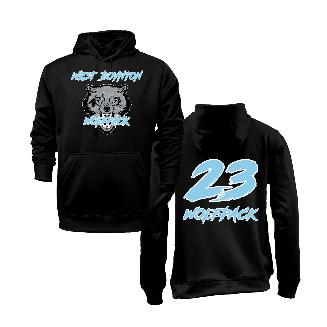 West Boynton Wolfpack Logo Sweatshirt Hoodie
