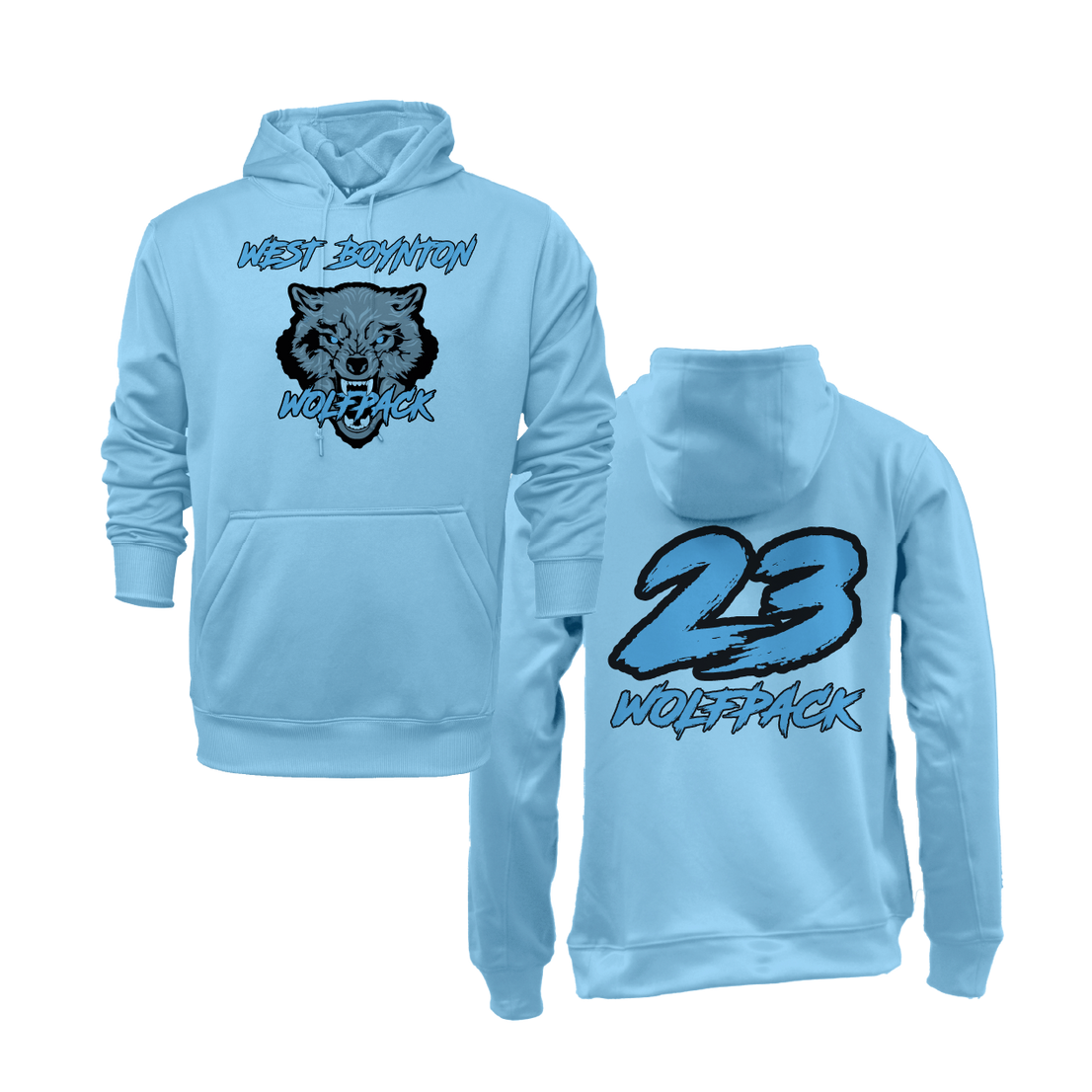 West Boynton Wolfpack Logo Sweatshirt Hoodie