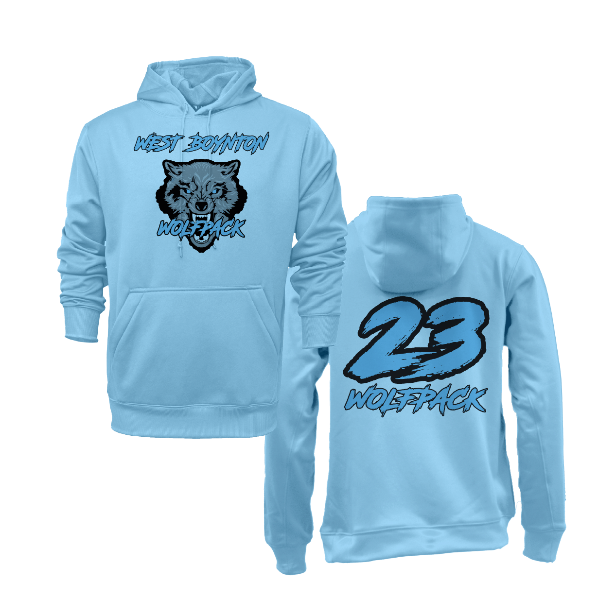 West Boynton Wolfpack Logo Sweatshirt Hoodie
