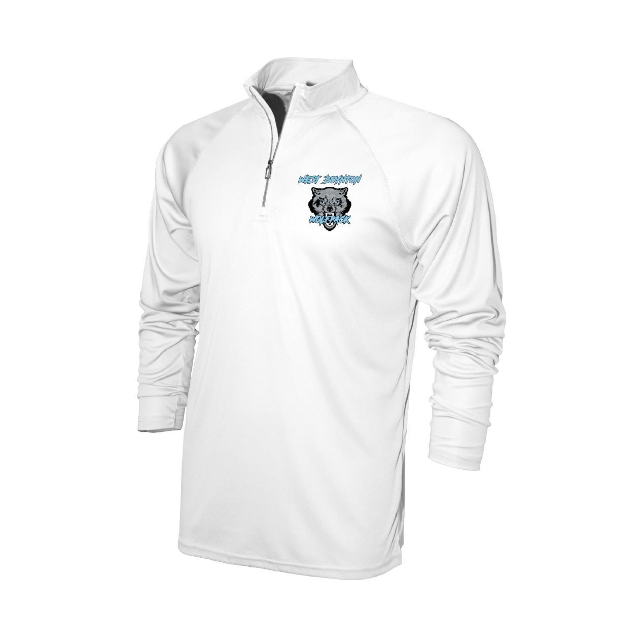 West Boynton Wolfpack Logo Long Sleeve Quarter Zip