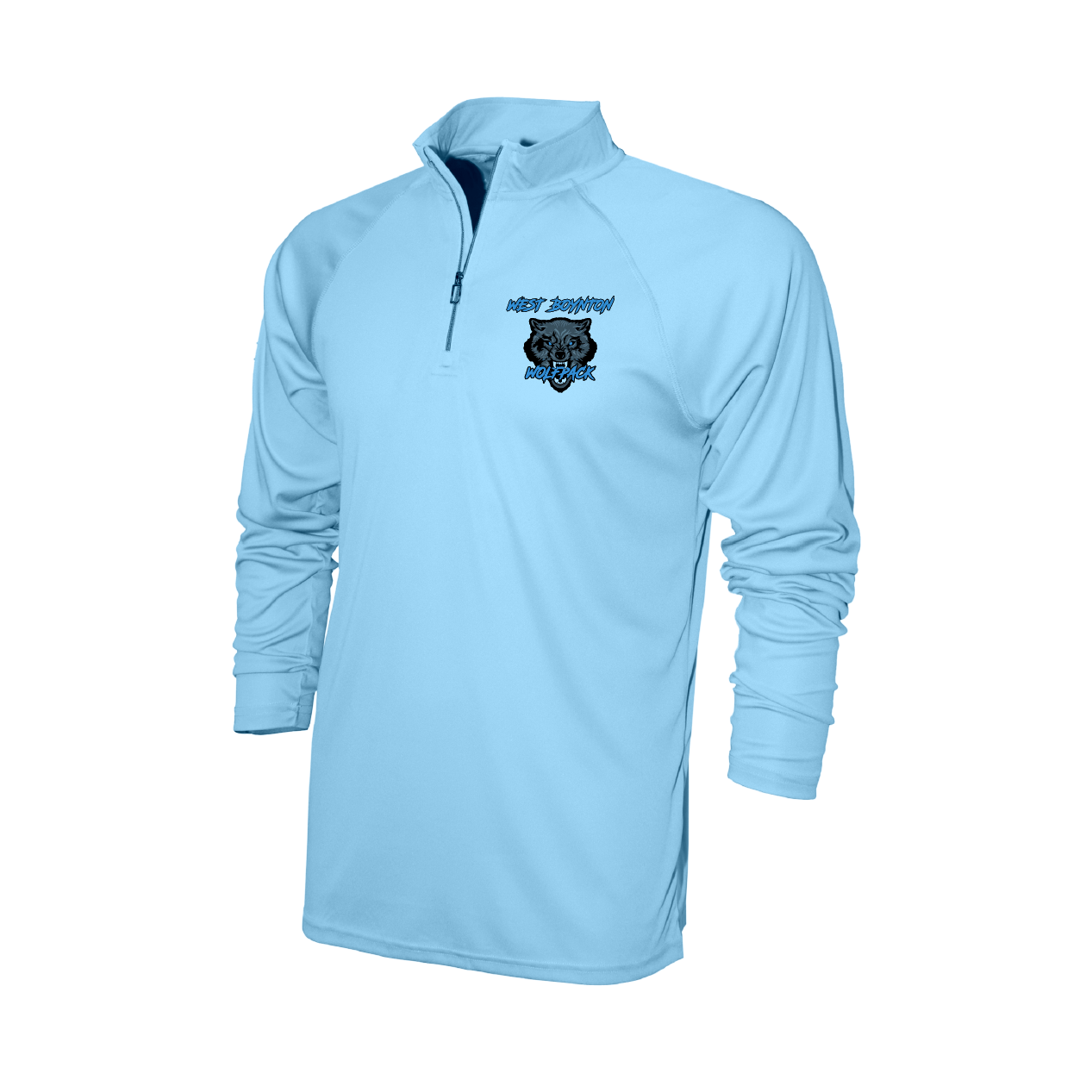 West Boynton Wolfpack Logo Long Sleeve Quarter Zip