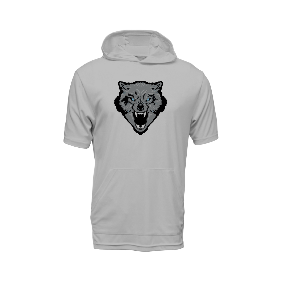 Wolfpack Wolf Logo Short Sleeve Lightweight Hoodie