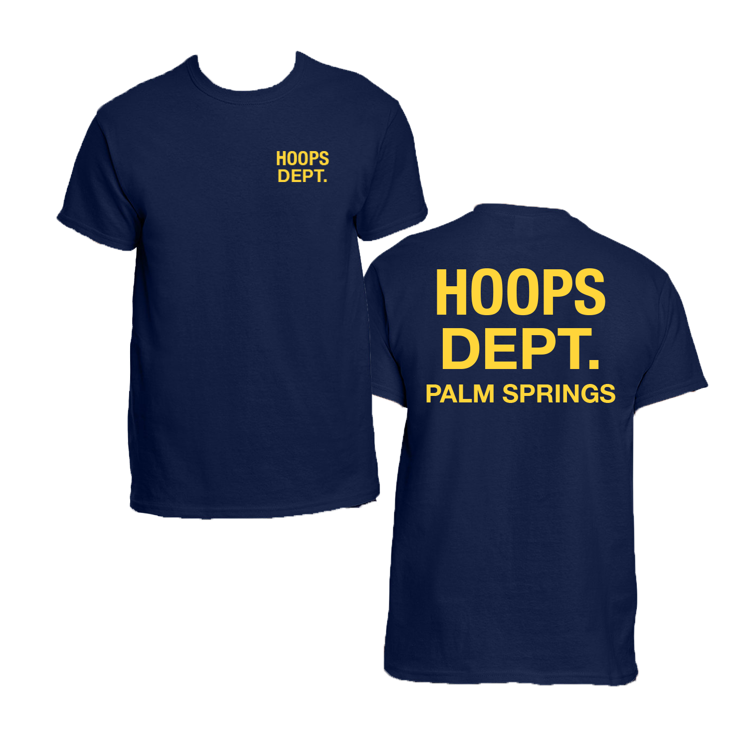 Palm Springs Hoops Dept. Cotton Short Sleeve Shirt