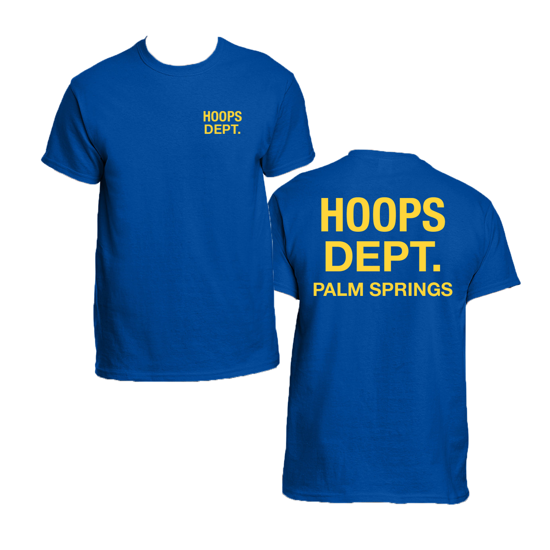 Palm Springs Hoops Dept. Cotton Short Sleeve Shirt