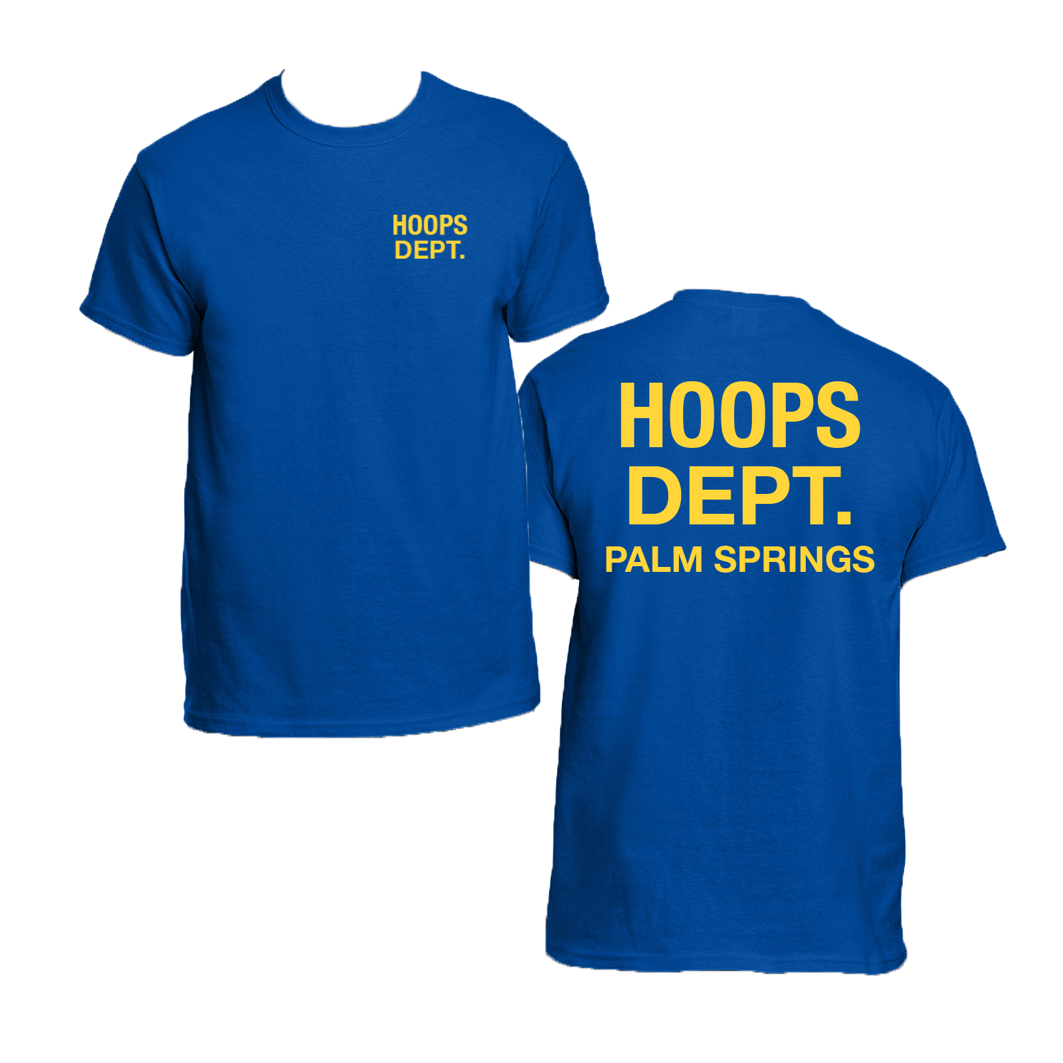 Palm Springs Hoops Dept. Cotton Short Sleeve Shirt