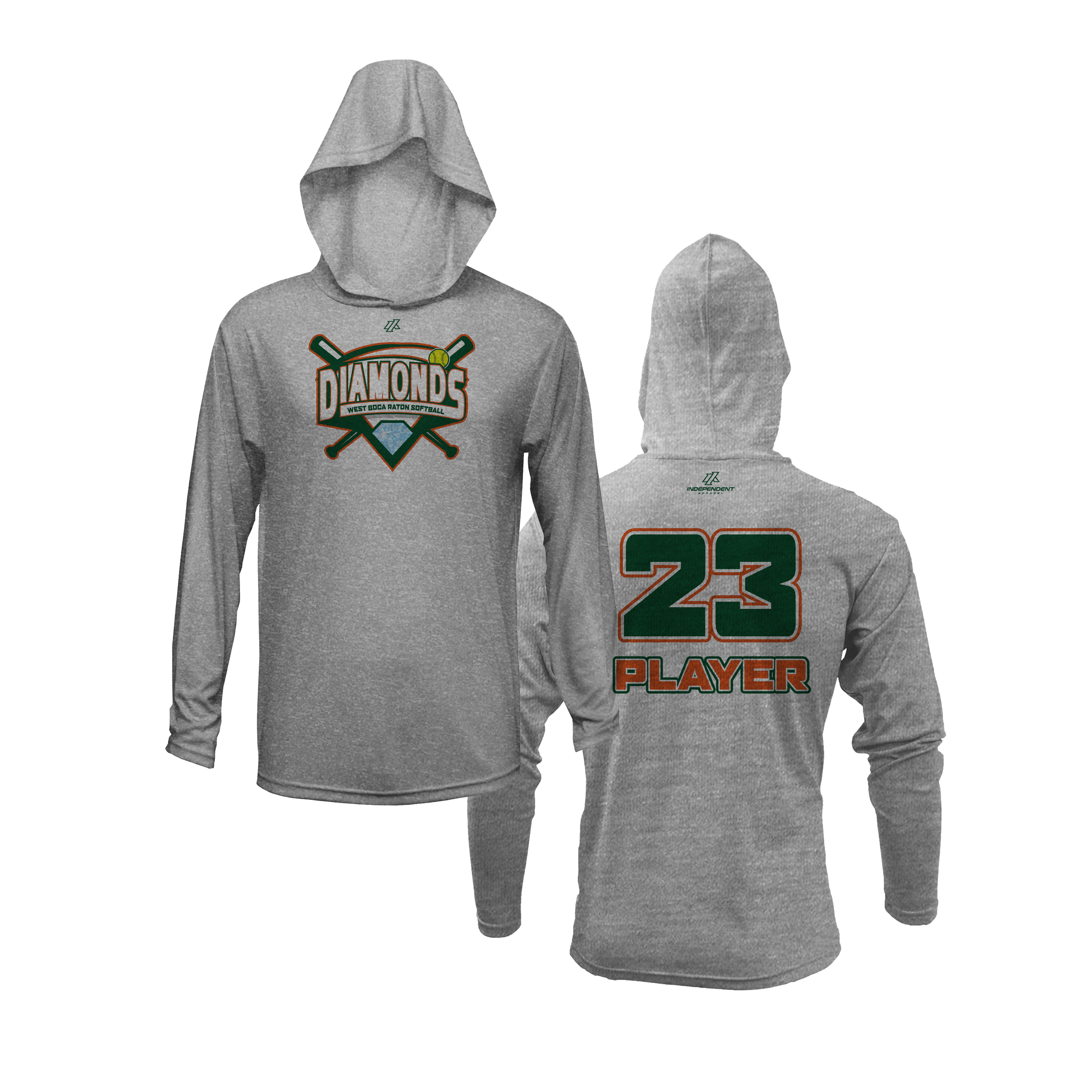 WBD Hurricanes League Logo Lightweight Hoodie