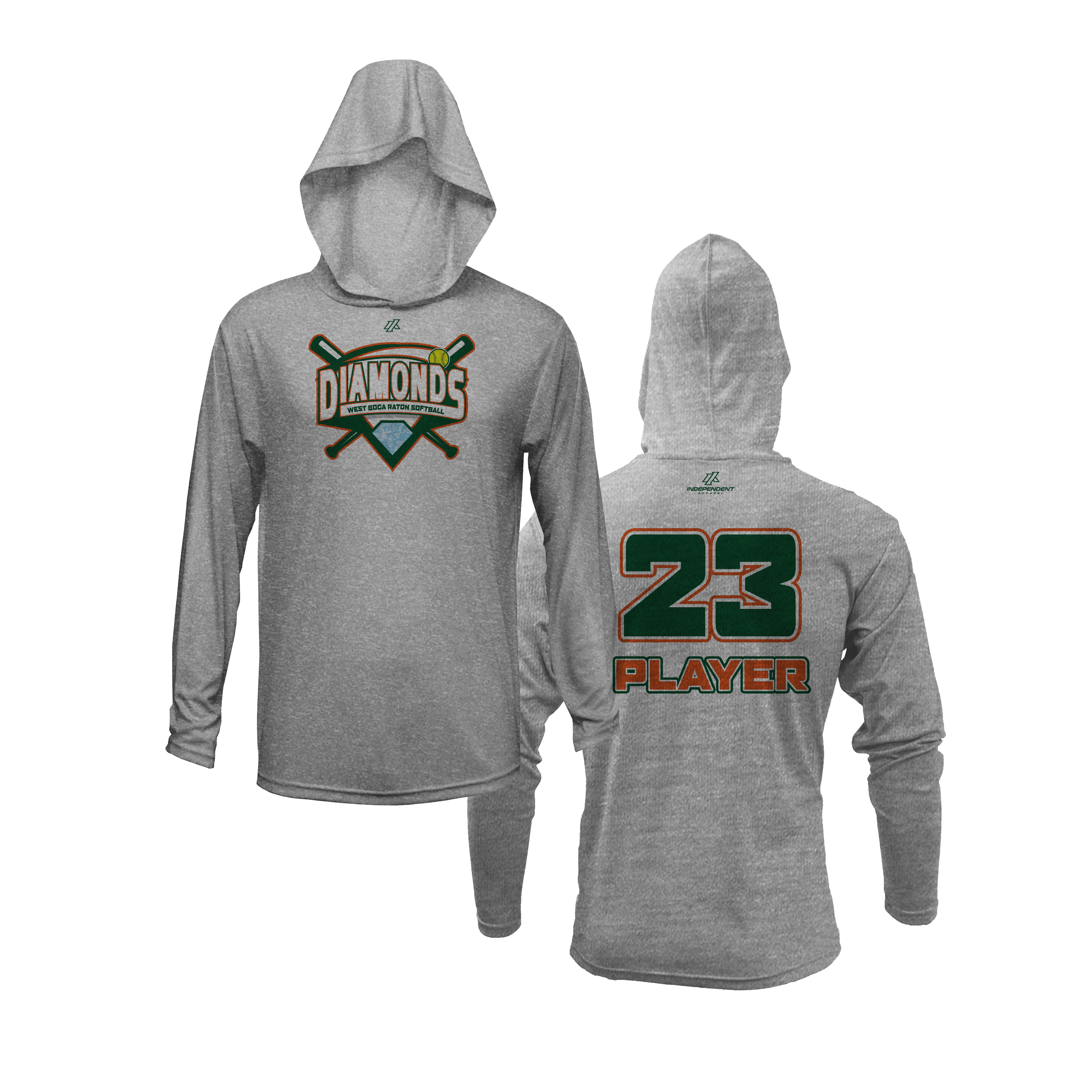 WBD Hurricanes League Logo Lightweight Hoodie