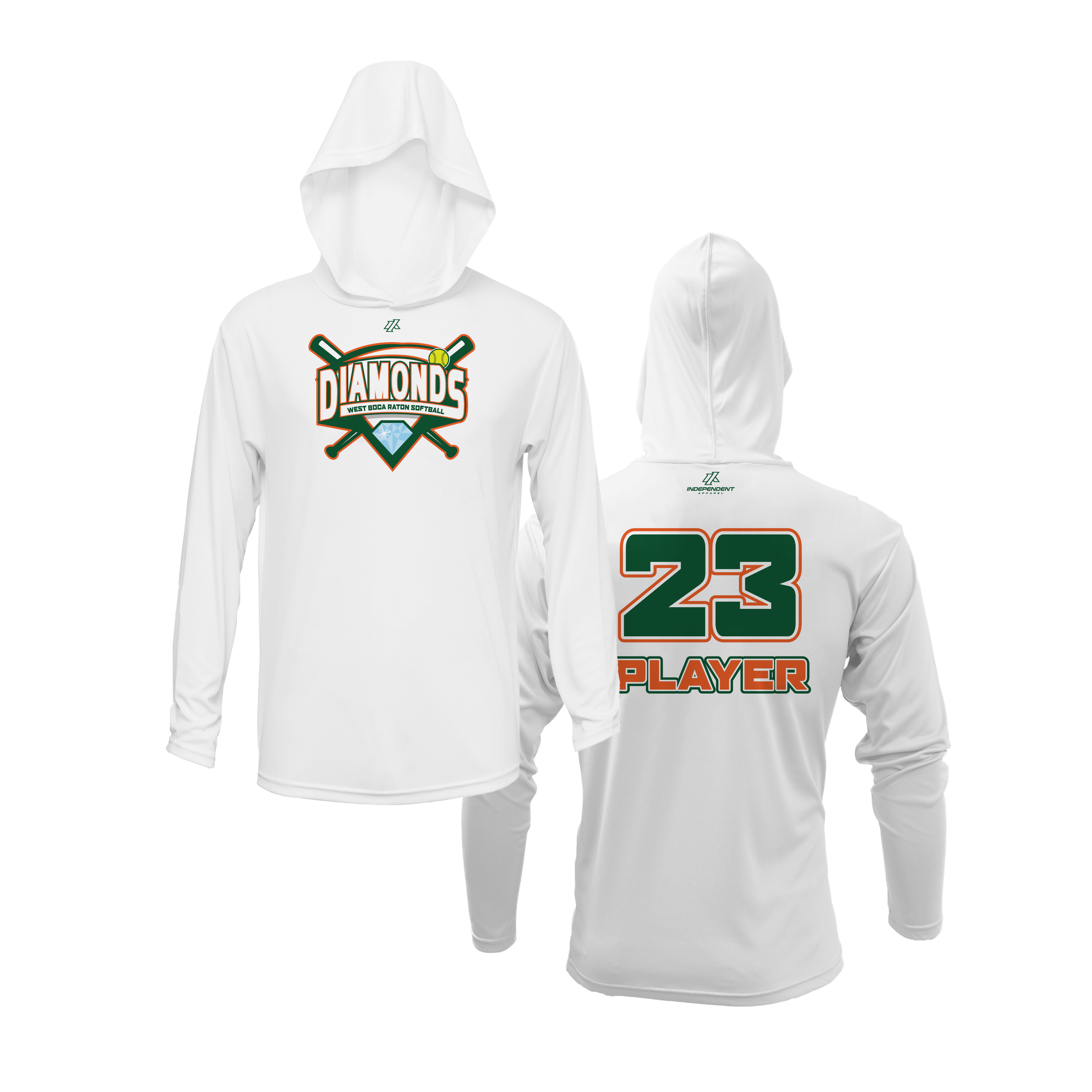 WBD Hurricanes League Logo Lightweight Hoodie