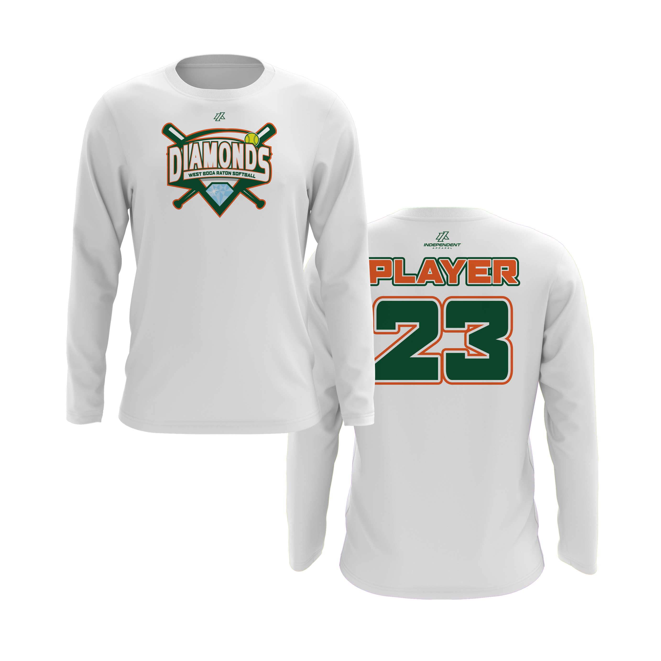 WBD Hurricanes League Logo Long Sleeve Shirt