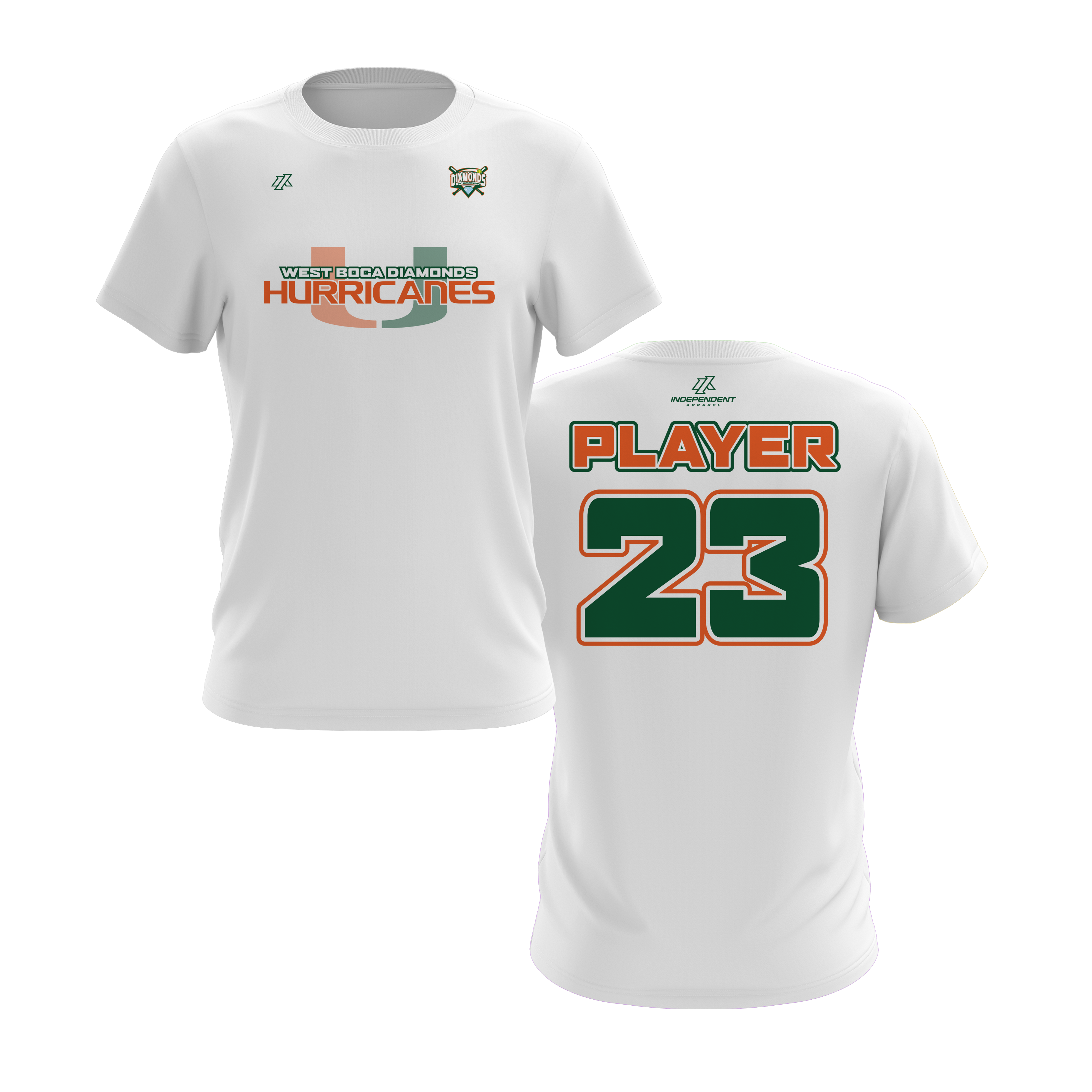 WBD Hurricanes Logo Short Sleeve Shirt