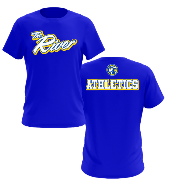 INDIAN RIVER STATE COLLEGE ATHLETICS ROYAL BLUE DRY FIT SHIRT