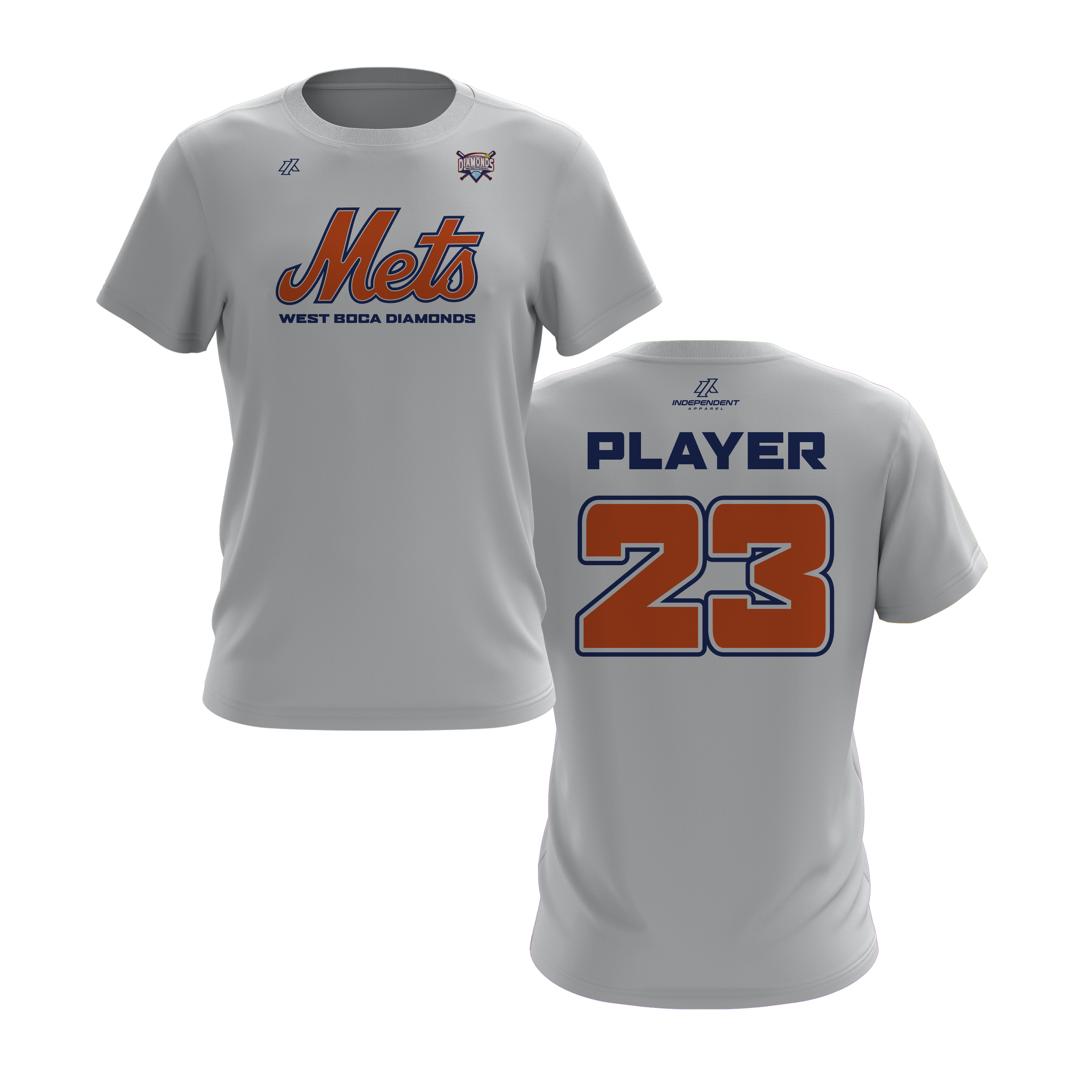 WBD Mets Logo Short Sleeve Shirt