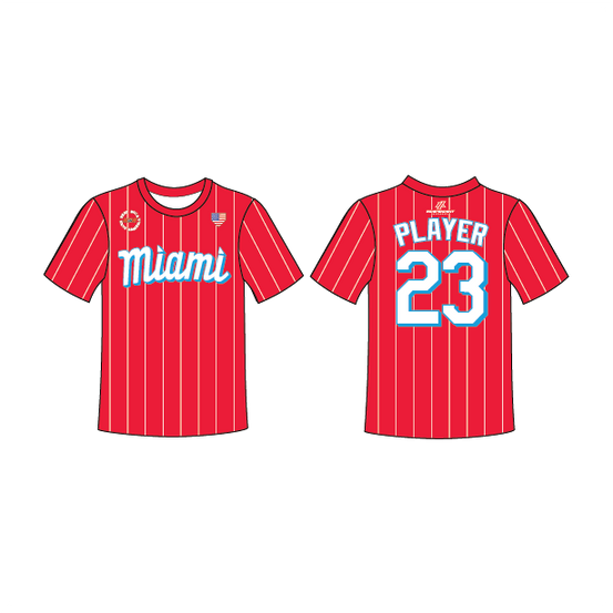 WBYB Miami Fan Gear Replica Jersey (3-4 WEEK TURNAROUND)