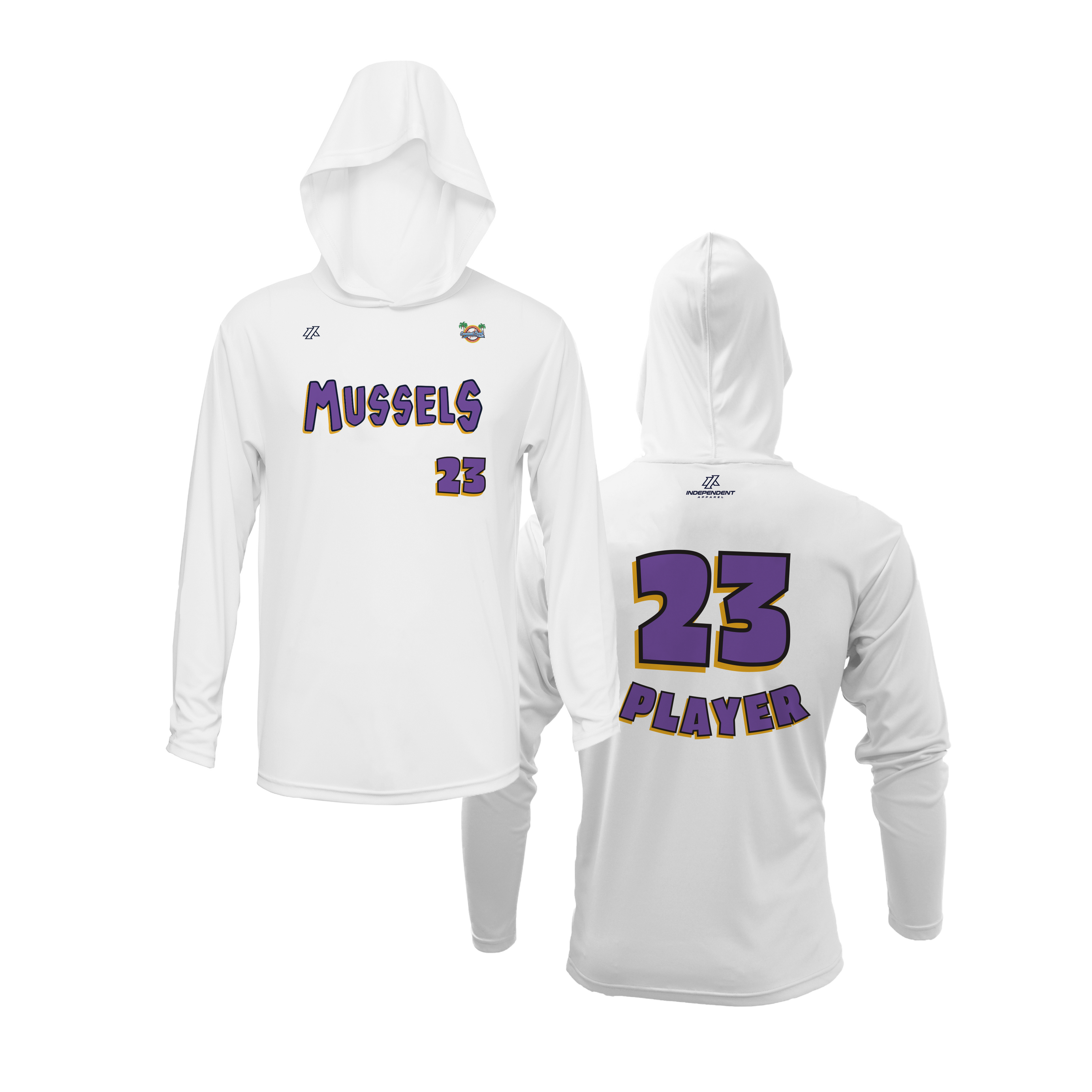 CCLL Mussels Logo Lightweight Hoodie
