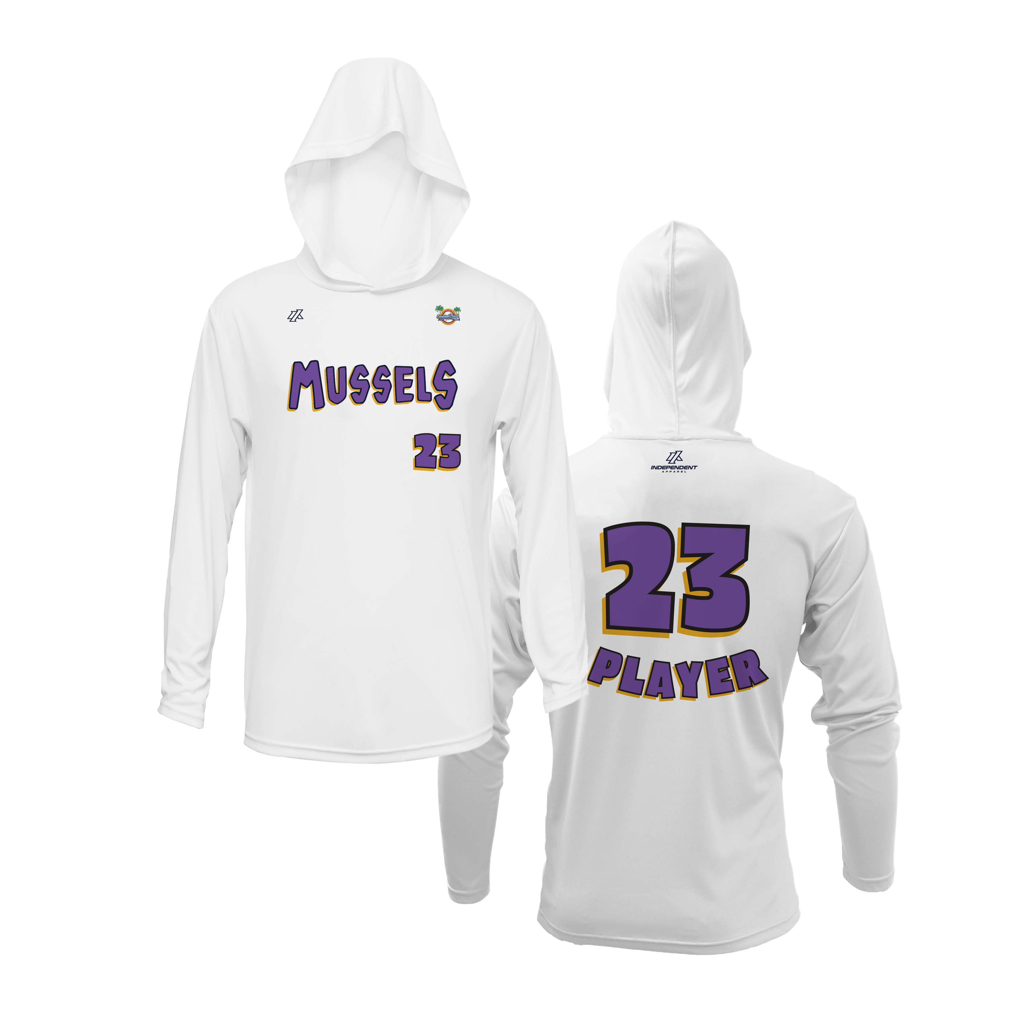 CCLL Mussels Logo Lightweight Hoodie
