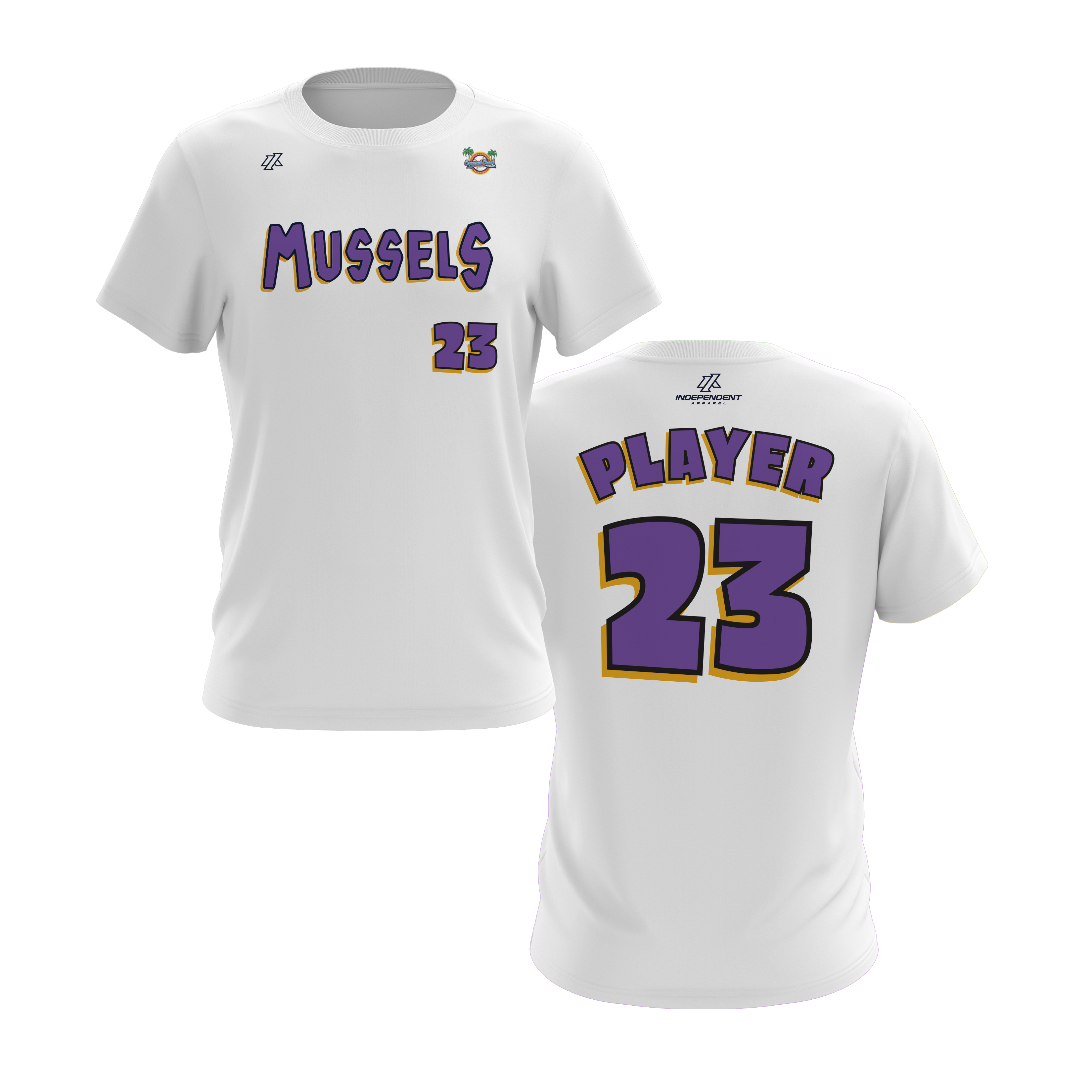 CCLL Mussels Written Logo Short Sleeve Shirt