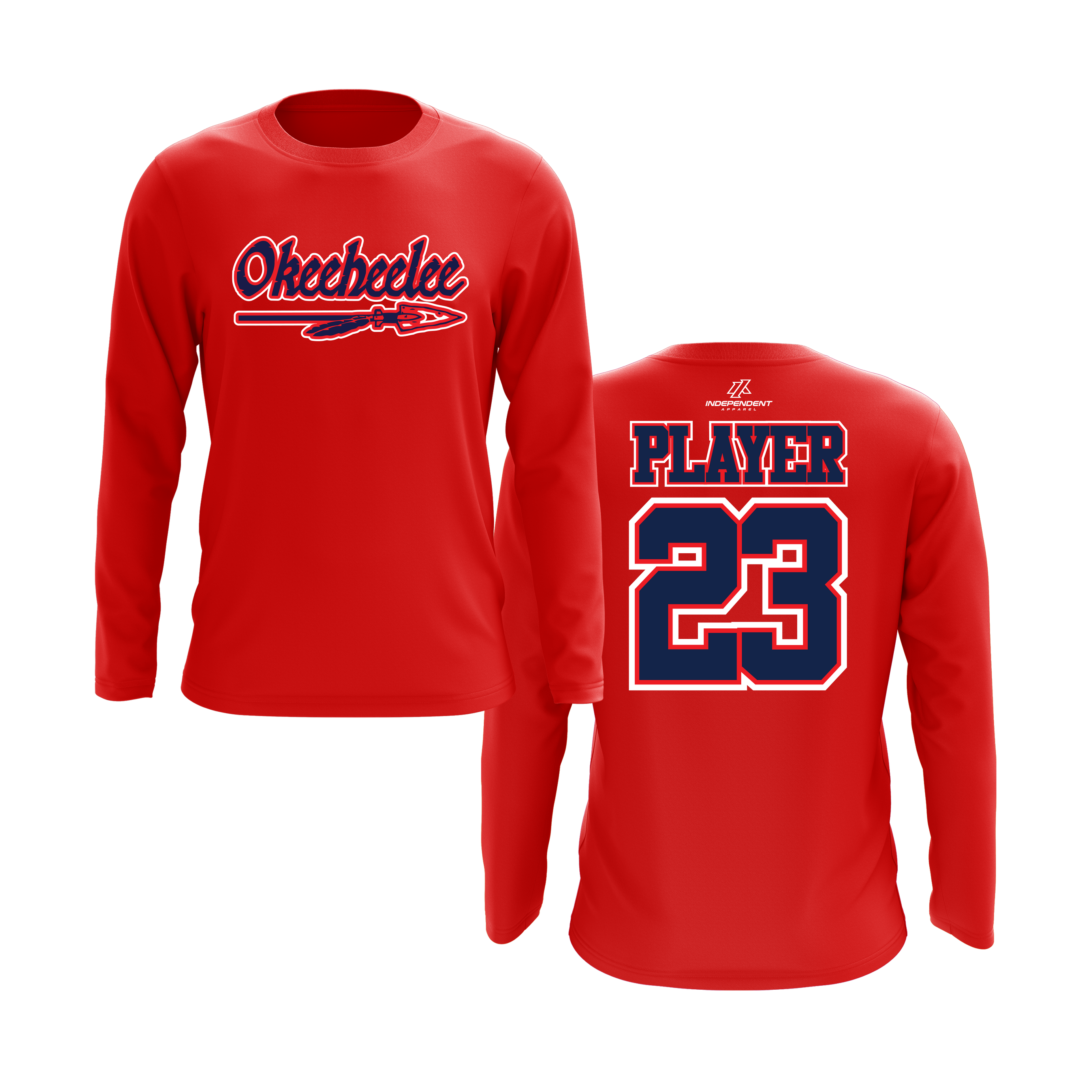 Okeeheelee Logo Long Sleeve Shirt - DTF Transfer