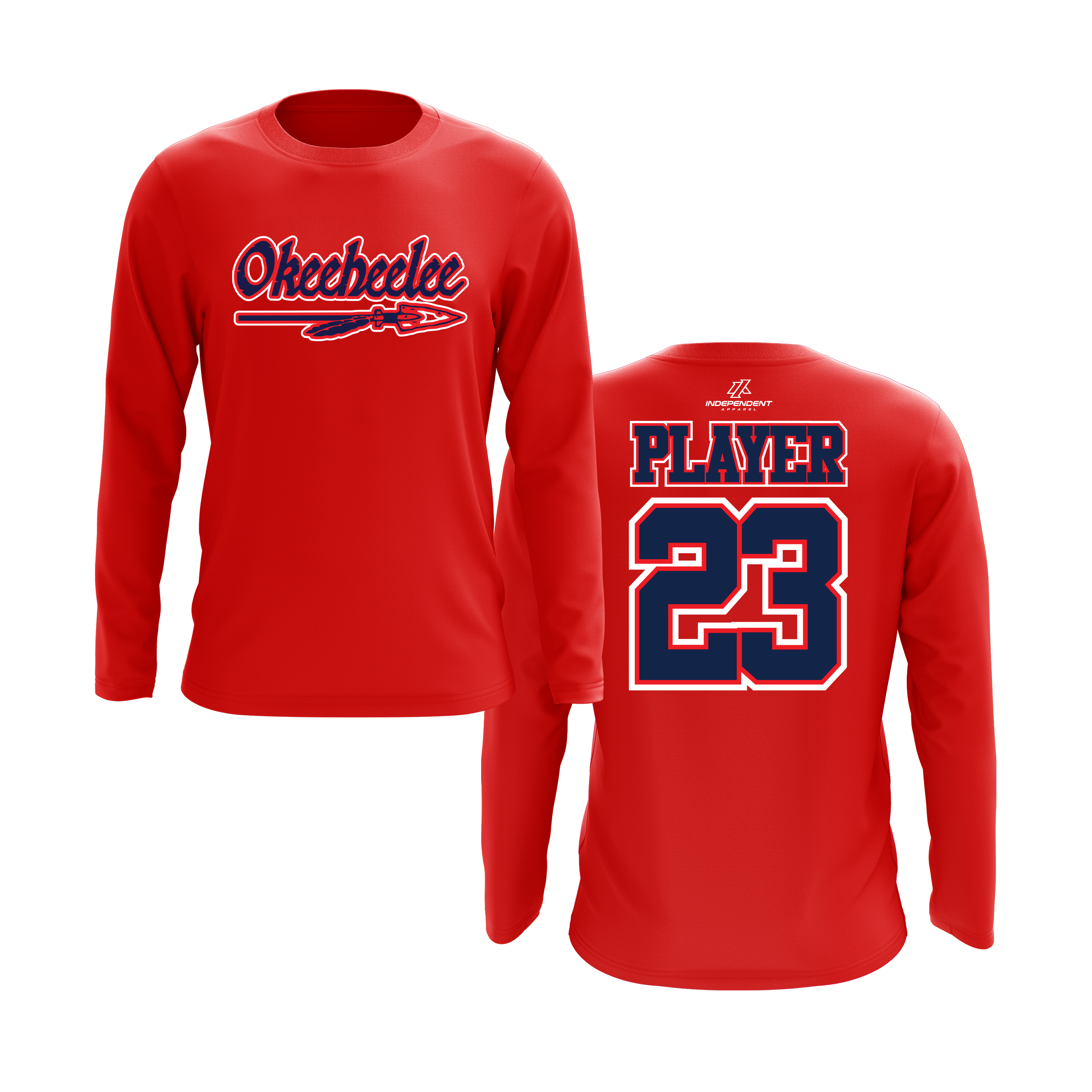 Okeeheelee Logo Long Sleeve Shirt - DTF Transfer