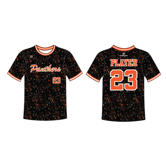 Olegario 7U Black Splatter Crew Neck Jersey