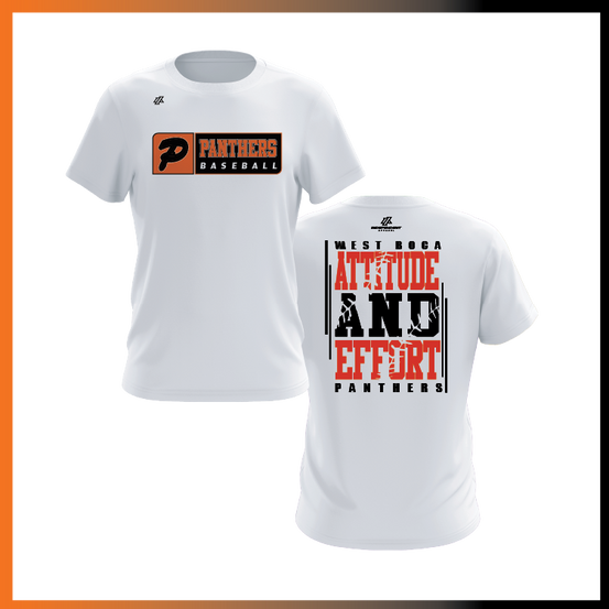 Olegario 7U Panthers "Attitude and Effort" Short Sleeve Shirt