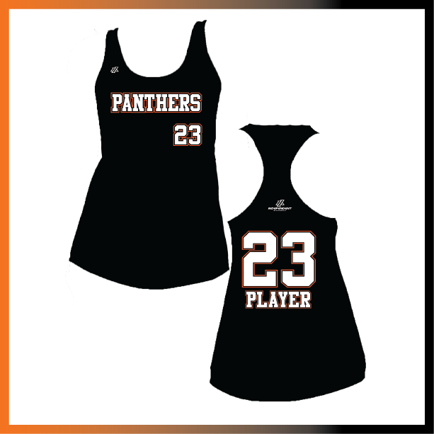 Olegario 7U Panthers Block Logo Women's Poly/Cotton Tank Top