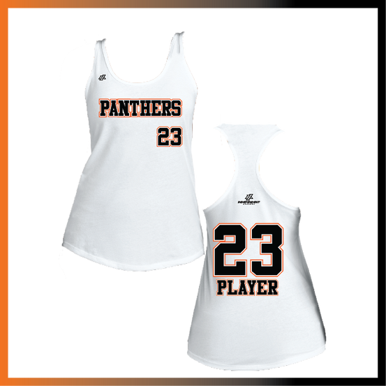 Olegario 7U Panthers Block Logo Women's Poly/Cotton Tank Top