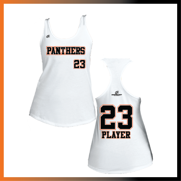 Olegario 7U Panthers Block Logo Women's Poly/Cotton Tank Top
