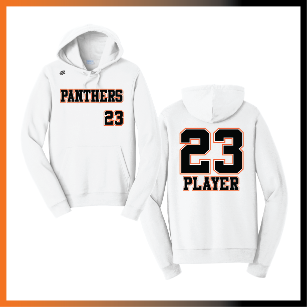 Olegario 7U Panthers Block Logo Cotton/Poly Blend Sweatshirt Hoodie