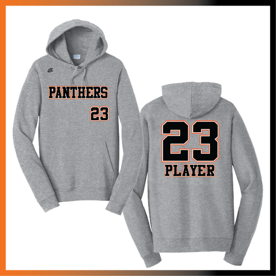 Olegario 7U Panthers Block Logo Cotton/Poly Blend Sweatshirt Hoodie